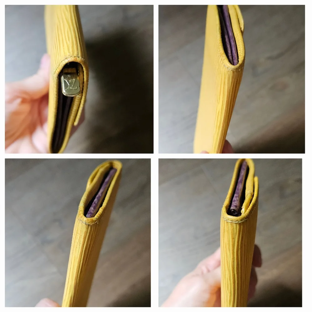 Louis Vuitton Yellow Epi Wallet in EUC - Picture 2 of 10
